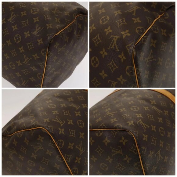 LOUIS VUITTON Monogram Keepall 55 Boston Bag M41424 LV Auth 132666 - Picture 16 of 16